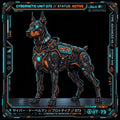Cyberpunk Techwear Doberman Shirt - Premium Unisex Graphic Tee