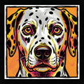 Halftone Pop-Art Dalmatian Shirt - Premium Unisex Retro Tee