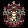 Royal Crest Corgi Tee - Premium Corgi Gifts